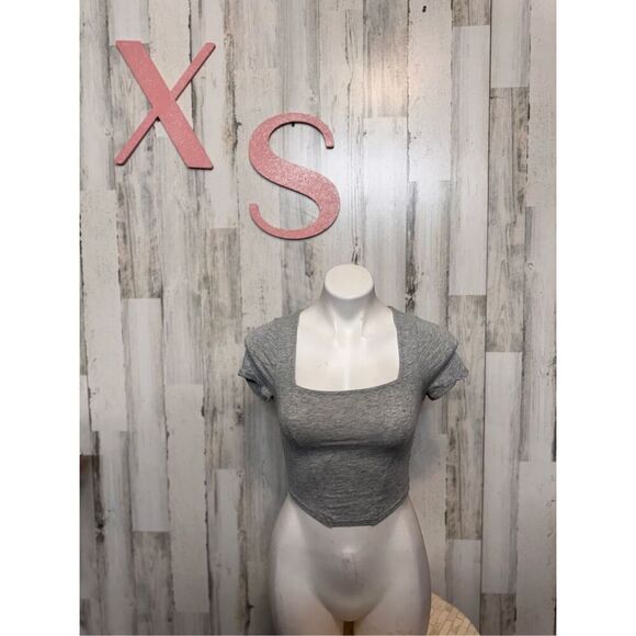 Pacsun PAC Cares gray crop top size XS - Picture 1 of 10